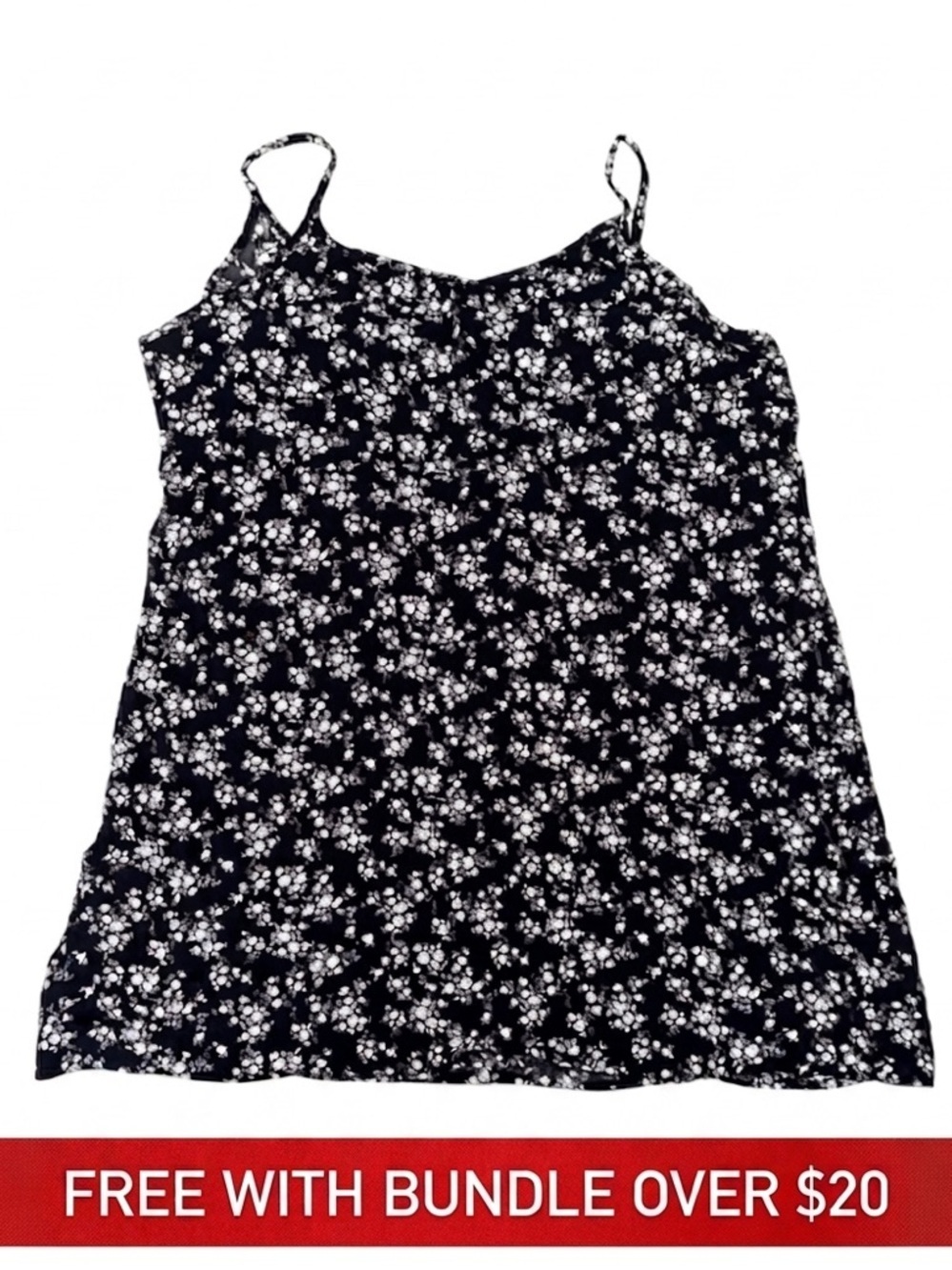 FREE WITH BUNDLE Floral Spaghetti Strap top Size XL Beach Cover Lightweight